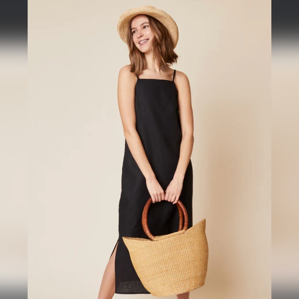 whimsy + row whimsy and row loni linen dress size s small NEW